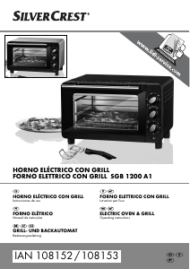 Manual de uso SilverCrest IAN 108153 Horno