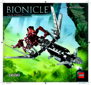 Manual de uso Lego set 8698 Bionicle Vultraz