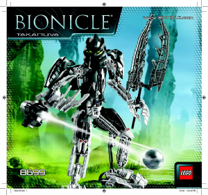 Manual Lego set 8699 Bionicle Takanuva