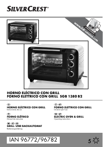 Manual de uso SilverCrest IAN 96772 Horno
