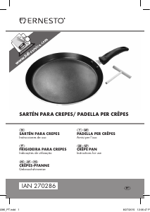 Manual de uso SilverCrest IAN 270286 Sartén