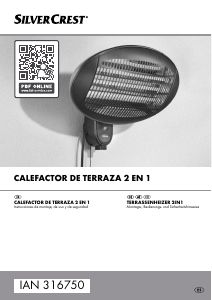 Manual de uso SilverCrest IAN 316750 Calentador exterior