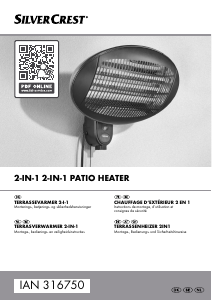 Mode d’emploi SilverCrest IAN 316750 Radiateur de terrasse
