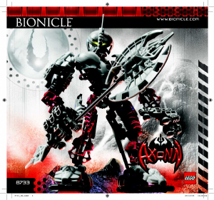 Manual de uso Lego set 8733 Bionicle Axonn