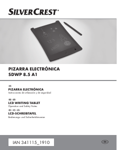 Manual de uso SilverCrest IAN 341115 Tableta gráfica