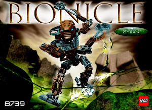 Manual de uso Lego set 8739 Bionicle Toa Onewa Hordika