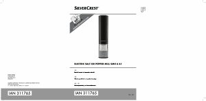 Használati útmutató SilverCrest IAN 311765 Só- és borsdaráló