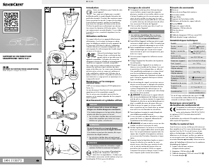 Mode d’emploi SilverCrest IAN 315073 Support téléphone