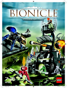 Manual de uso Lego set 8758 Bionicle Torre de Toa