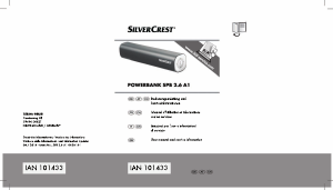 Manuale SilverCrest IAN 101433 Caricatore portatile