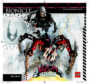 Bruksanvisning Lego set 8764 Bionicle Vezon og Fenrakk