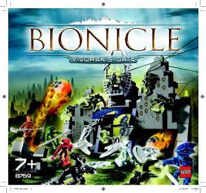 Manual de uso Lego set 8769 Bionicle Puerta de Visorak