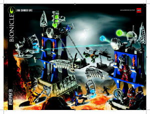 Manual de uso Lego set 8893 Bionicle Puerta de la cámara de lava