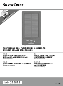 Manuale SilverCrest IAN 295815 Caricatore portatile