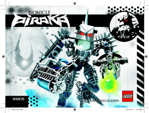 Manual de uso Lego set 8905 Bionicle Thok