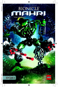 Mode d’emploi Lego set 8910 Bionicle Toa Kongu