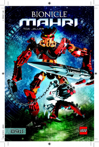 Käyttöohje Lego set 8911 Bionicle Toa Jaller