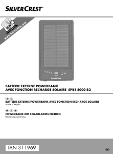 Mode d’emploi SilverCrest IAN 311969 Chargeur portable