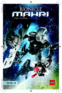 Mode d’emploi Lego set 8913 Bionicle Toa Nuparu