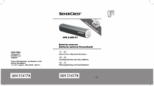 Manuale SilverCrest IAN 314174 Caricatore portatile