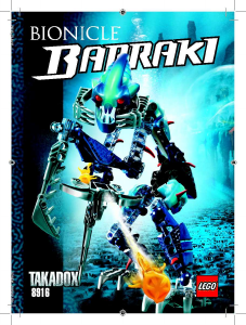 Руководство ЛЕГО set 8916 Bionicle Takadox