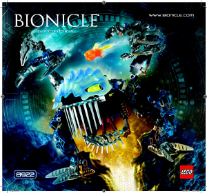 Priručnik Lego set 8922 Bionicle Gadunka