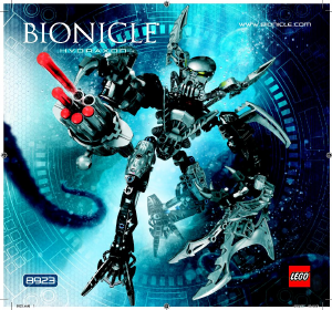 Rokasgrāmata Lego set 8923 Bionicle Hydraxon