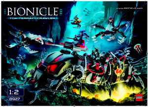Manual de uso Lego set 8927 Bionicle Reconocedor del terreno Toa
