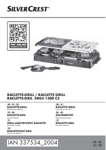 Manual SilverCrest IAN 337534 Raclette Grill