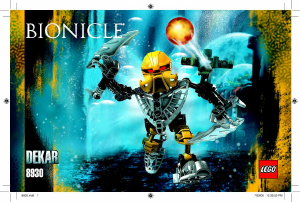 Manual de uso Lego set 8930 Bionicle Dekar