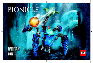 Rokasgrāmata Lego set 8932 Bionicle Morak