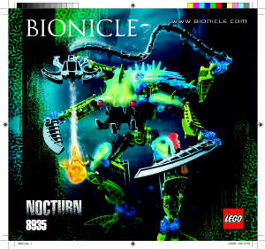 Käyttöohje Lego set 8935 Bionicle Nocturn