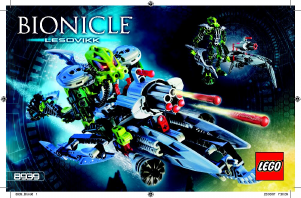 Käyttöohje Lego set 8939 Bionicle Lesovikk