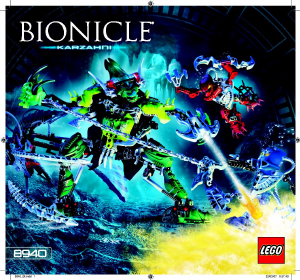 Manual Lego set 8940 Bionicle Karzahni