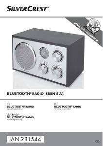 Priročnik SilverCrest IAN 281544 Radijski sprejemnik