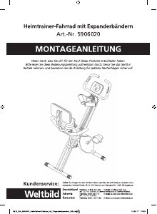 Bedienungsanleitung Weltbild 59 06 020 Heimtrainer