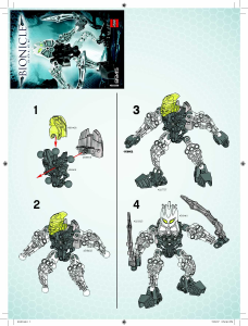Manual de uso Lego set 8945 Bionicle Solek