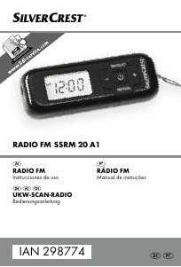 Manual SilverCrest IAN 298774 Rádio