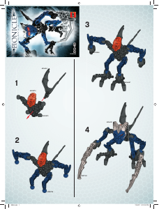 Priručnik Lego set 8948 Bionicle Gavla