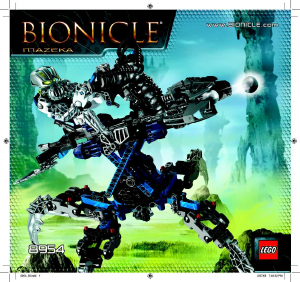 Käyttöohje Lego set 8954 Bionicle Mazeka
