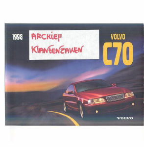 Bruksanvisning Volvo C70 Coupe (1998)
