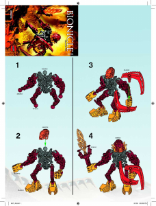 Manual de uso Lego set 8973 Bionicle Raanu