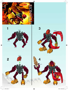 Mode d’emploi Lego set 8973 Bionicle Raanu