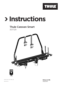 Käyttöohje Thule Caravan Smart Polkupyöräteline