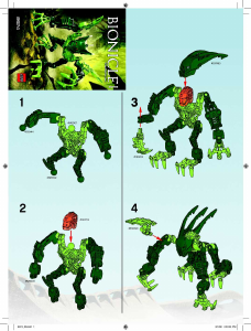 Mode d’emploi Lego set 8974 Bionicle Tarduk