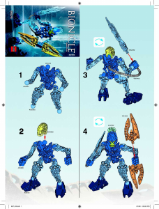Manual de uso Lego set 8975 Bionicle Berix