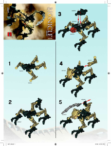Manual de uso Lego set 8977 Bionicle Zesk
