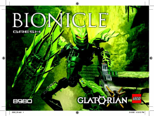 Instrukcja Lego set 8980 Bionicle Gresh