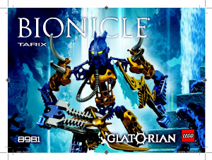 Manual de uso Lego set 8981 Bionicle Tarix
