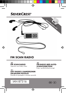 Priročnik SilverCrest IAN 87316 Radijski sprejemnik